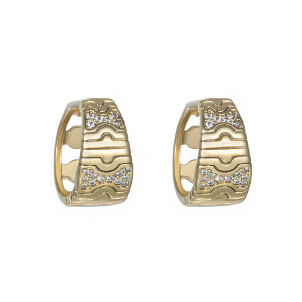 Gemstones Inlay Earrings